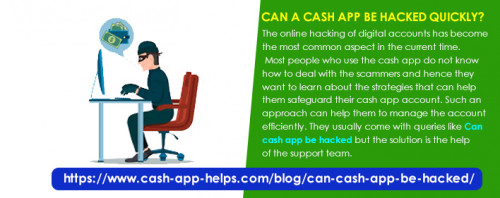 The online hacking of digital accounts has become the most common aspect in the current time. Most people who use the cash app do not know how to deal with the scammers and hence they want to learn about the strategies that can help them safeguard their cash app account. Such an approach can help them to manage the account efficiently. They usually come with queries like Can cash app be hacked but the solution is the help of the support team